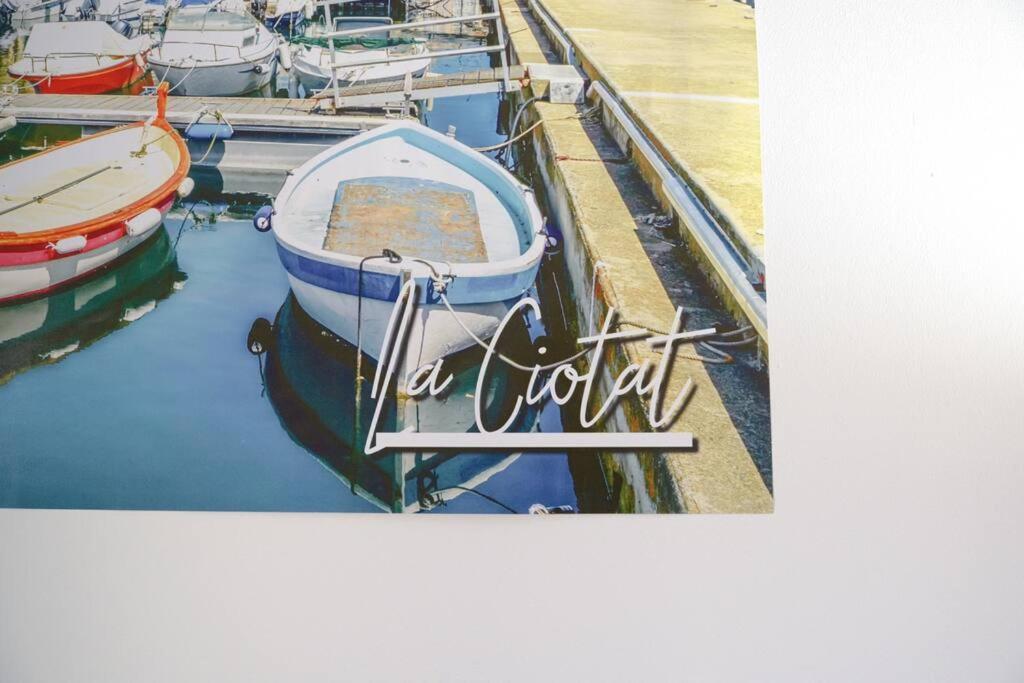 Appartamento L'Ecrin De La Ciotat A 50 M Du Port Esterno foto
